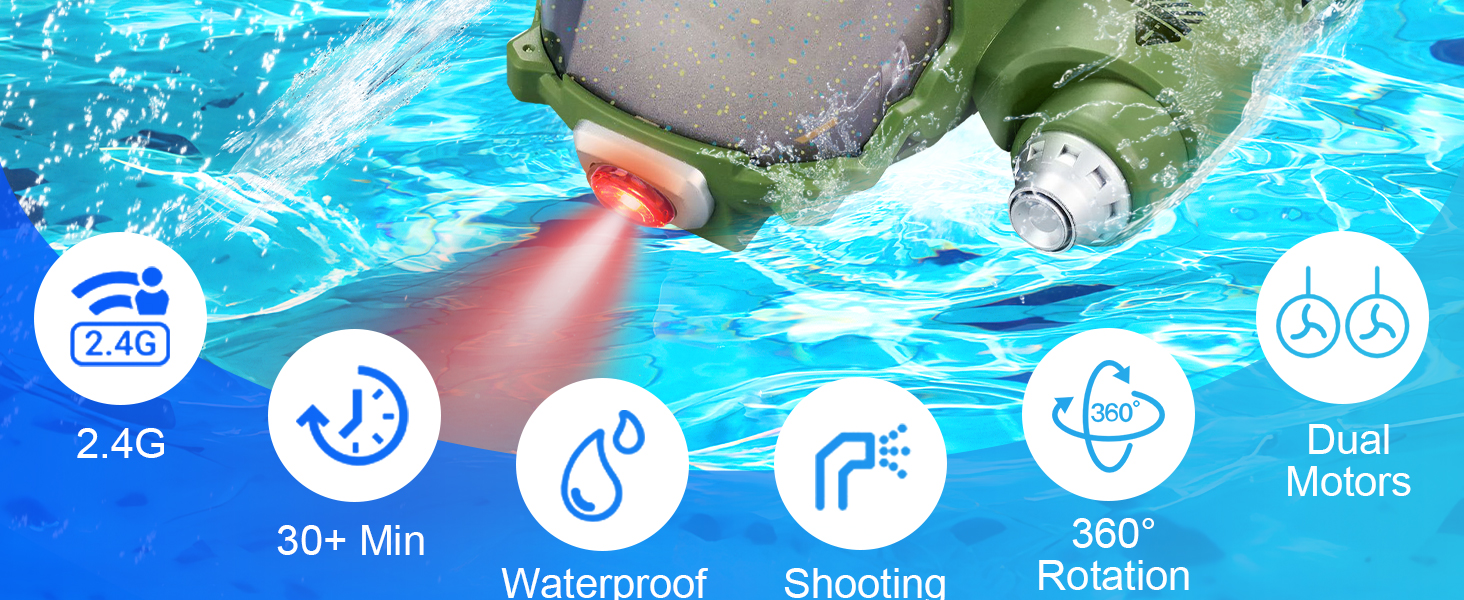 Barco RC recargable para niños, niñas y adultos