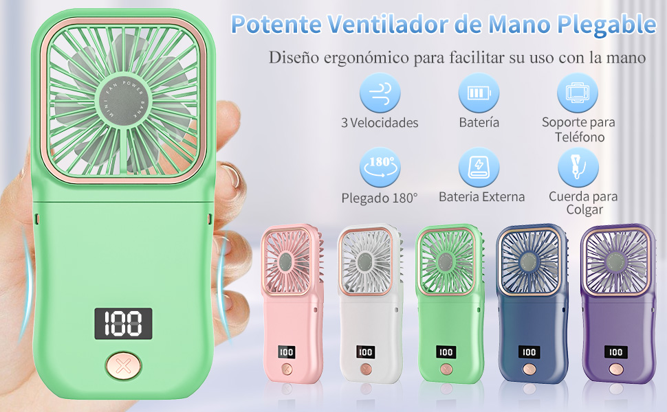 ventilador de mano usb