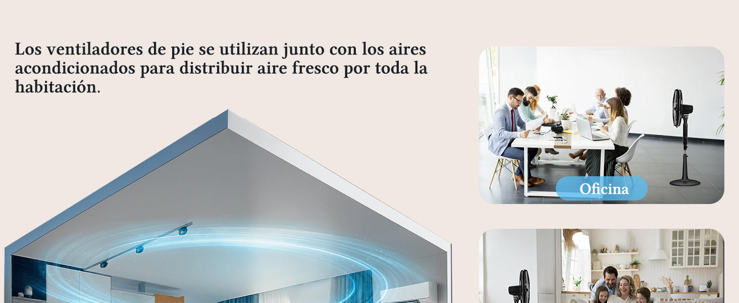 ventilador de pie silencioso