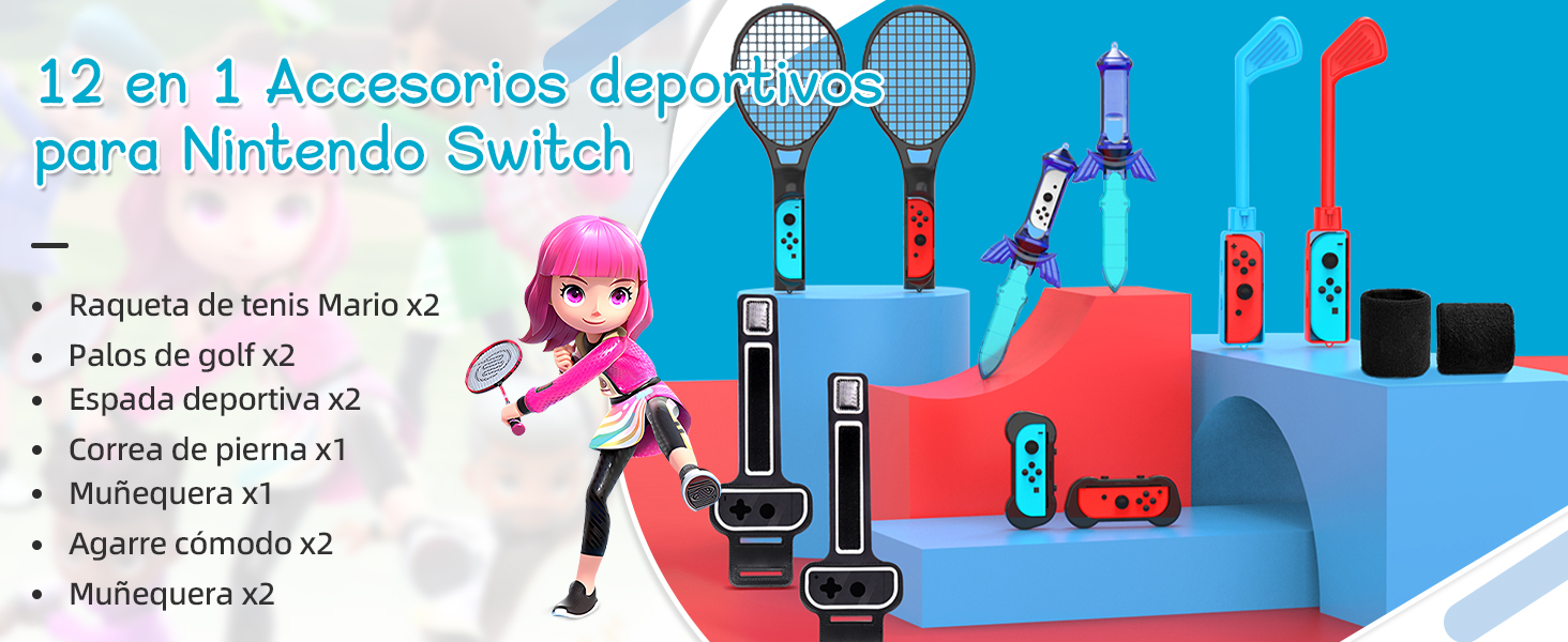 Kits de accesorios para Nintendo Switch