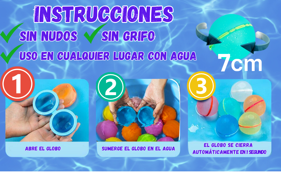 juegos al aire libre juguetes para niños chorros agua juguetes playa globos de agua reutilizables