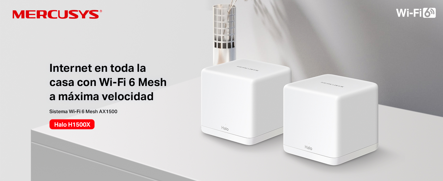 Halo H1500X (3 PACK) - Sistema Wi-Fi 6 Mesh AX1500