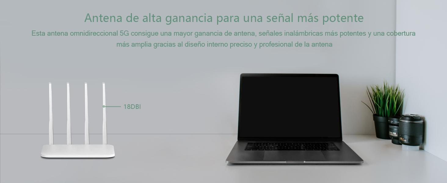 Antena de alta ganancia para una señal más potente