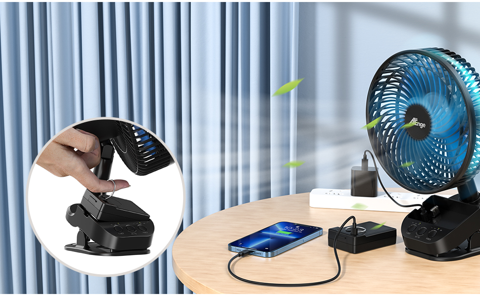 Ventilador Portátil de Mesa