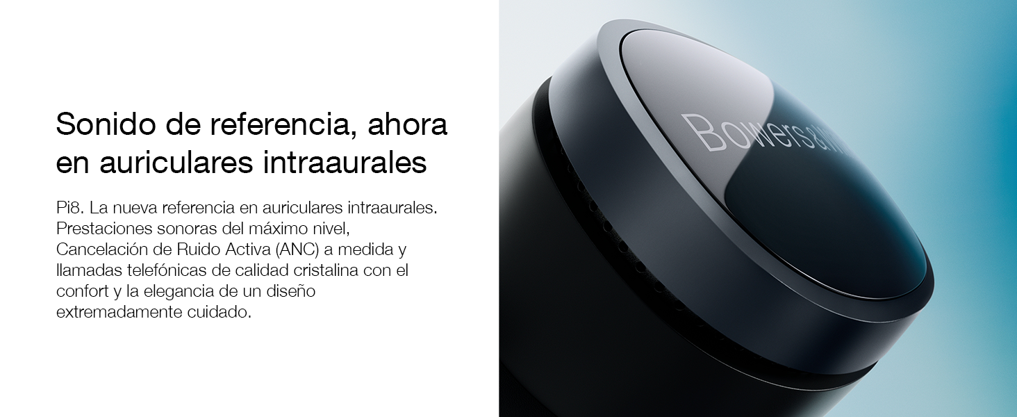 Bower & Wilkins Pi8, Auriculares Intraaurales Inalámbricos, Auriculares Intraaurales True Wireless