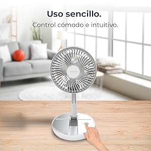 ventilador telescopico; ventilador extensible; ventilador eléctrico; ventilador; EnergySilence