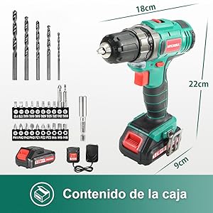 aladro Atornillador Batería 12V