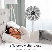 ventiladores de pie; ventiladores; ventilador silencioso; ventilador cecotec; EnergySilence 500