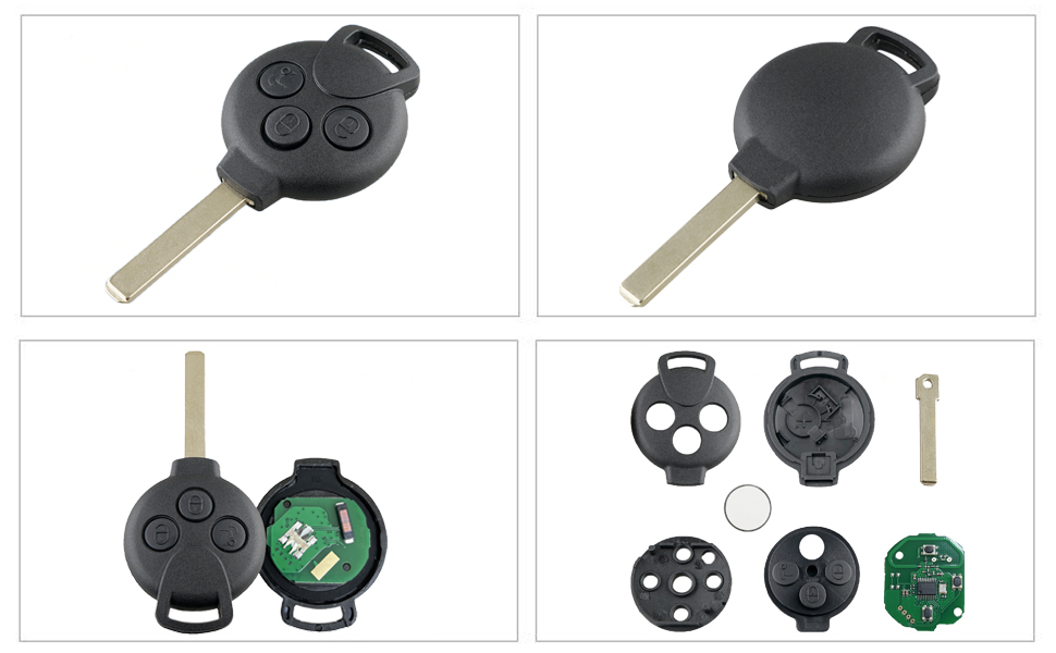 funda llave smart fortwo 451,smart fortwo 451 accesorios,llave smart,llave smart fortwo