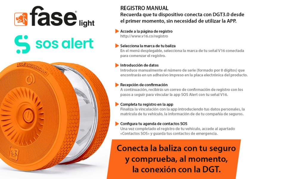 luz emergencia coche homologado dgt