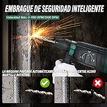 Taladro Percutor con cable SDS Plus 950W STANEW