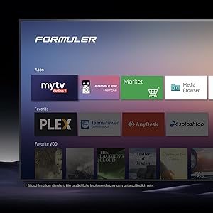 Formuler No-Adds Homescreen Launcher