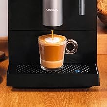 cafetera superautomática automática compacta café crema 19 bares espressos americanos grano vapor