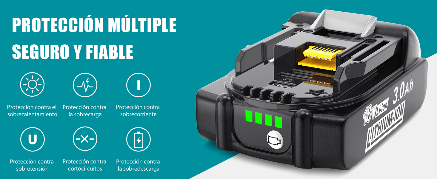 bateria para makita 18v