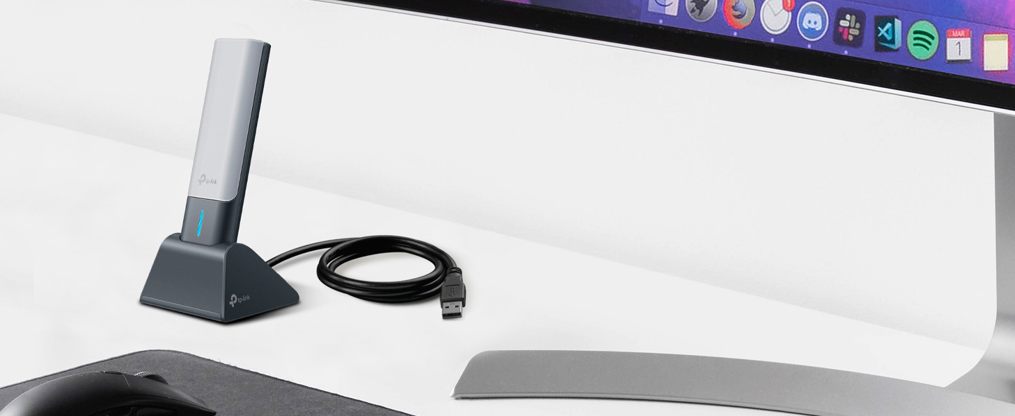 Archer TX50UH - Nuevo Adaptador Wi-Fi 6 USB AX3000 con USB 3.0