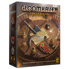 Gloomhaven, Cephalofair, Asmodee, juego de tablero, rol, aventura, juego de mesa, fauces, león