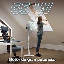 ventiladores de pie; ventiladores; ventilador silencioso; ventilador cecotec; EnergySilence 500