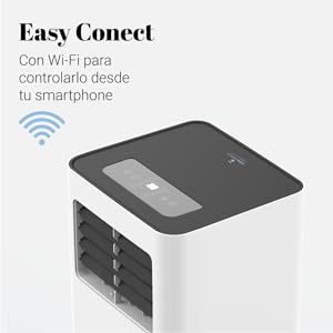 aire acondicionado portatil, silencioso, wifi, potente, deshumidificador, universal, kit de acople
