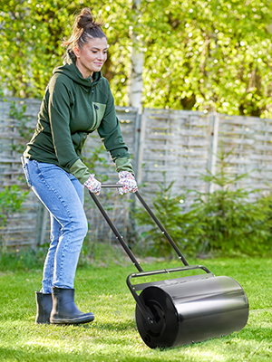 ardín Rodillos de césped para semillas Rodillos de césped para plantar Apisonadoras de césped para