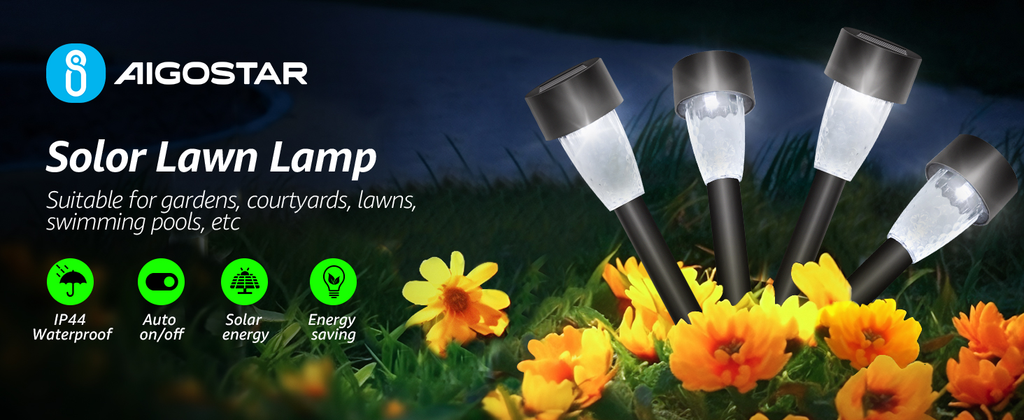 luces solares led exterior jardin