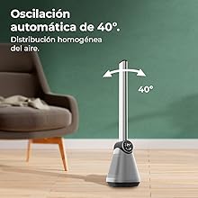 Ventilador de torre EnergySilence 9890 Skyline Bladeless Dark