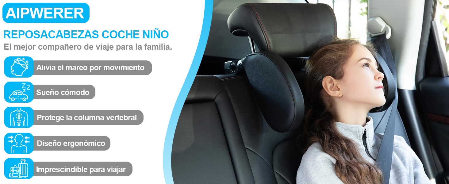 reposacabezas coche niño