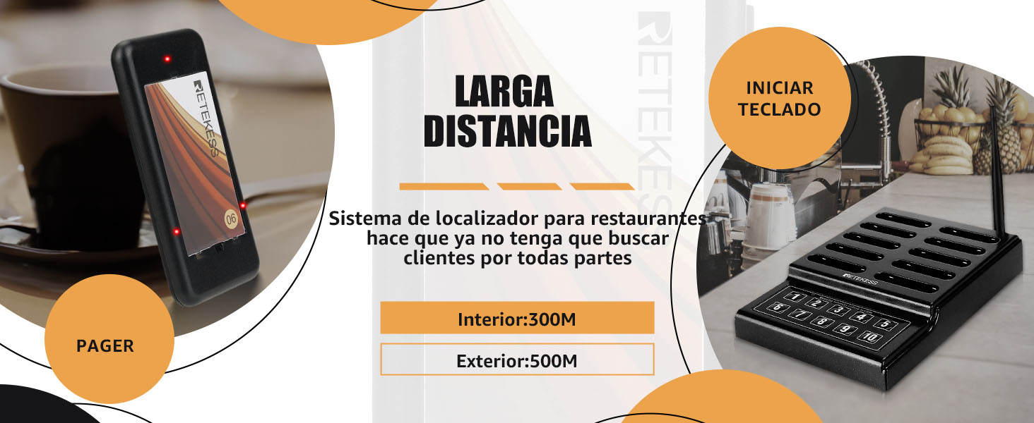 sistema de llamadas restaurante