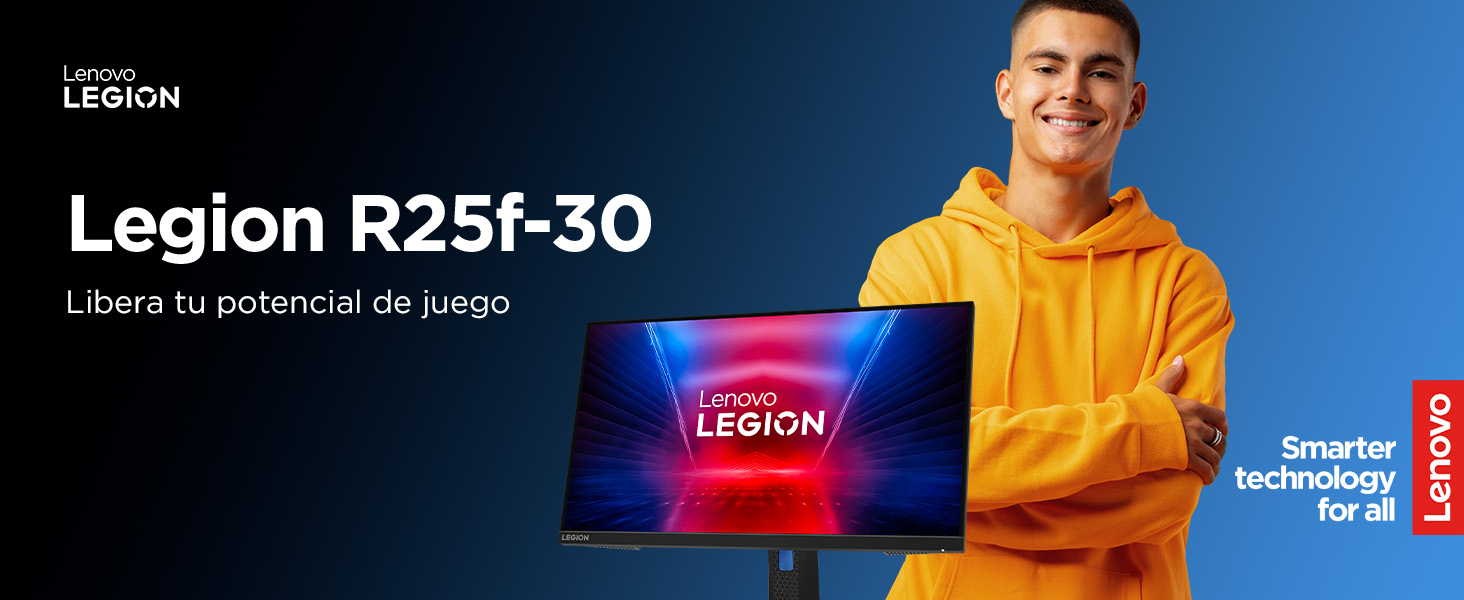 Lenovo Legion R25f-30 foto Monitor y usuario