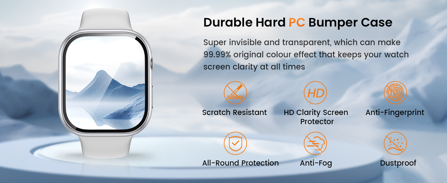 Kamita Coque Compatible avec Apple Watch Series 10