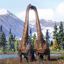 Jurassic Diplodocus