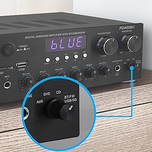 Amplificadores Potencia Sonido Audio Estéreo Bluetooth Inalámbrico Compacto Digital Sistema