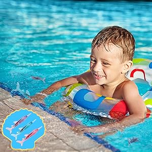 Set de juguetes para piscina submarina, torpedo de buceo para natación, entrenamiento de piscina submarina