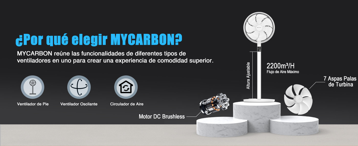 ventilador de pie silencioso