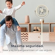 ventiladores de pie; ventilador pie; ventilador portatil; ventilador silencioso; ventilador cecotec