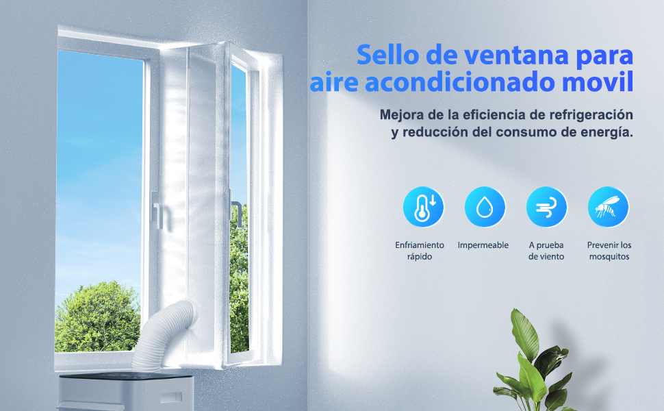 Kit Ventana Aire Acondicionado Portatil