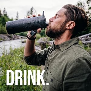 Grayl Wasserfilter Wasserfilterflasche Outdoor Camping Trinkwasseraufbereitung Angeln