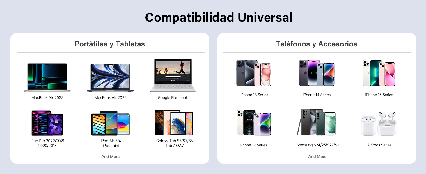 Fuentes de alimentación para teléfonos móviles