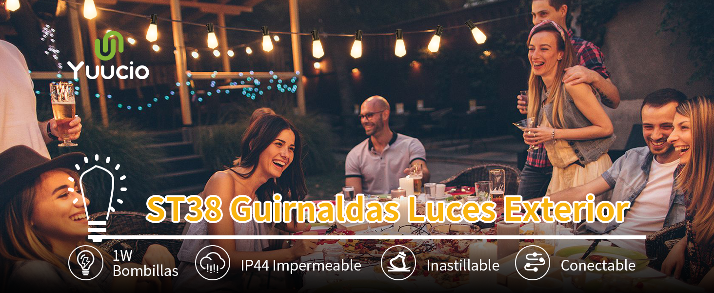 Guirnalda Luces Exterior