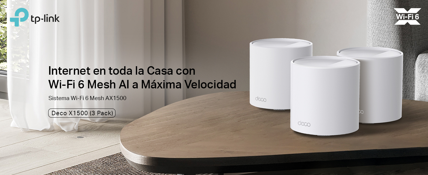 Deco X1500 - Sistema Wi-Fi 6 Mesh AX1500