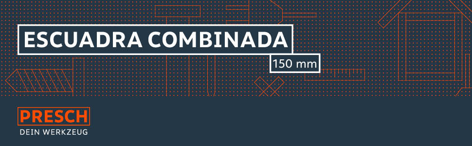 escuadra combinada de 150mm