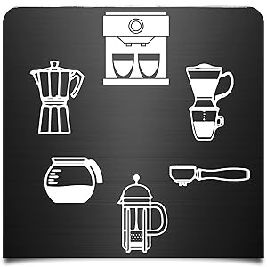 preparation, coffee, hand, french press, bialetti, automatic machine, portafilter, turkish coffee