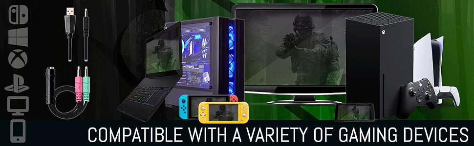 Auriculares para juegos Xbox con micrófono integrado para Xbox Series One X S Elite Controller