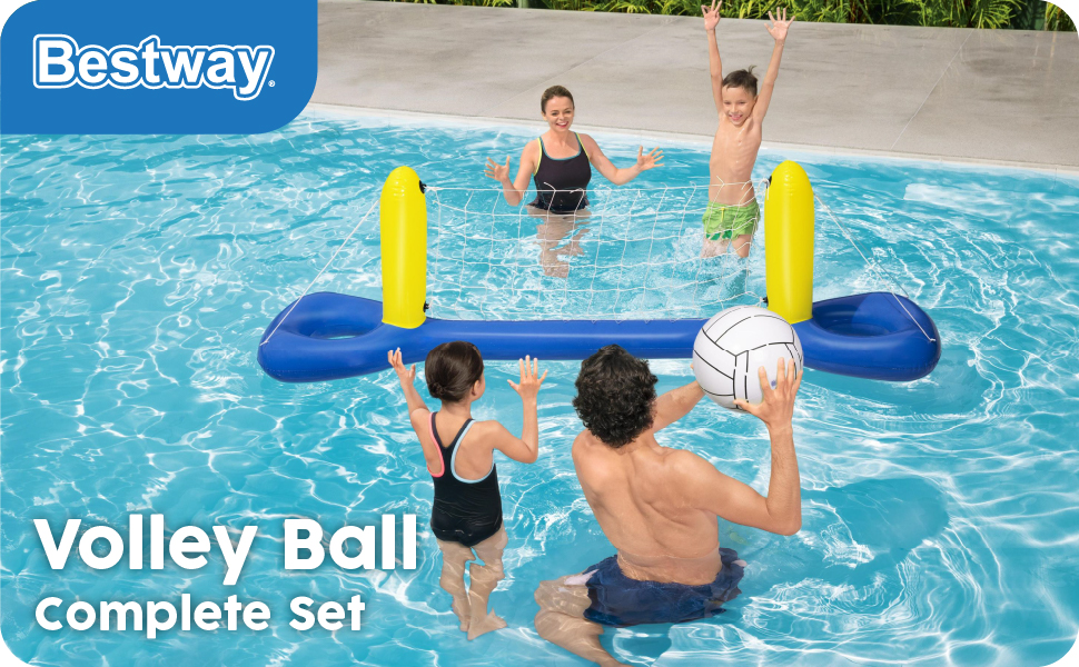 Red de voleibol de piscina, voleibol de agua, red de netball para piscina, juegos de piscina para niños, red inflable de la piscina