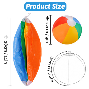 Wasserball 22cm Aufblasbar