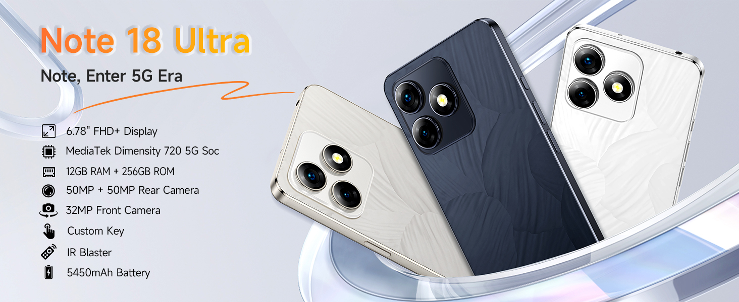 Ulefone Note 18 Ultra Teléfono Móvil Libre