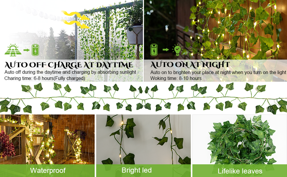 Guirnalda Luces Exterior Solar