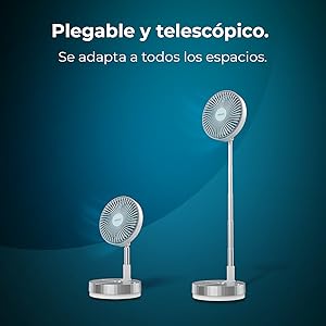 ventilador telescopico; ventilador extensible; ventilador eléctrico; ventilador; EnergySilence