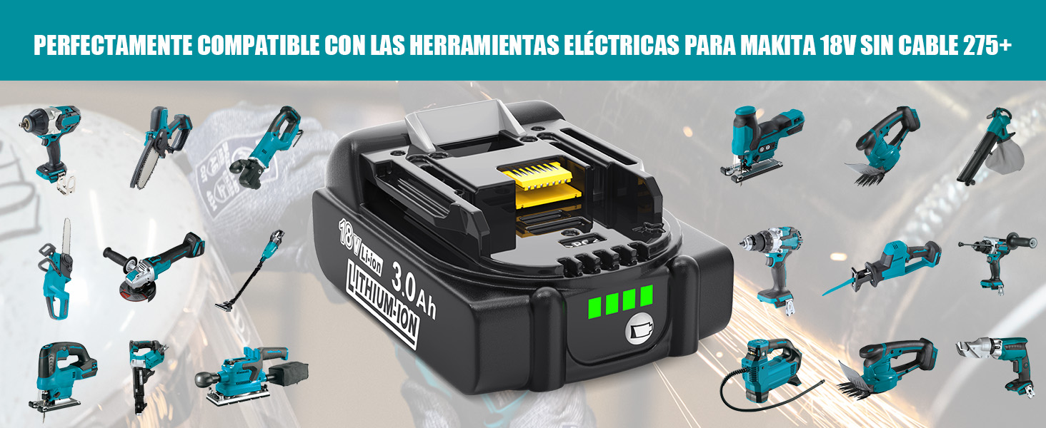 bateria para makita 18v 5.0ah