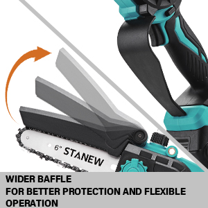 STANEW 6"u 8" Mini motosierra de batería