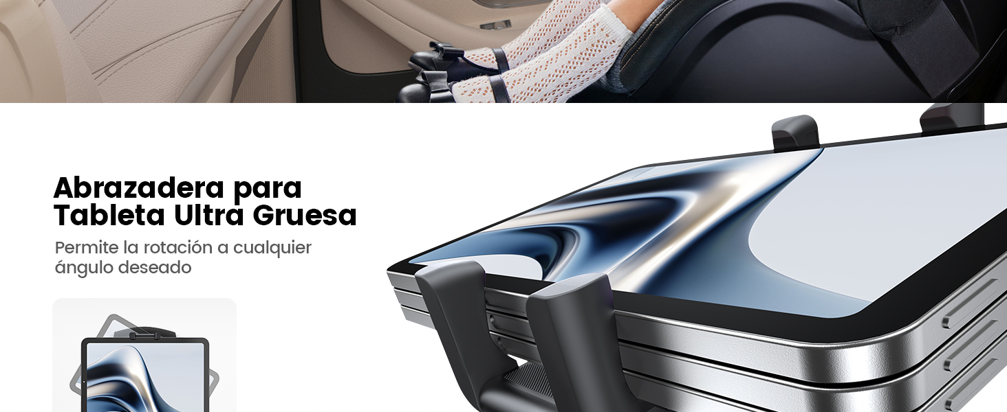 Lamicall Soporte Tablet Coche Reposacabezas